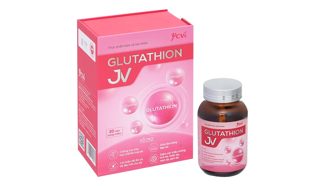 Combo 4 hộp Glutathion JV hộp 30 viên - 1